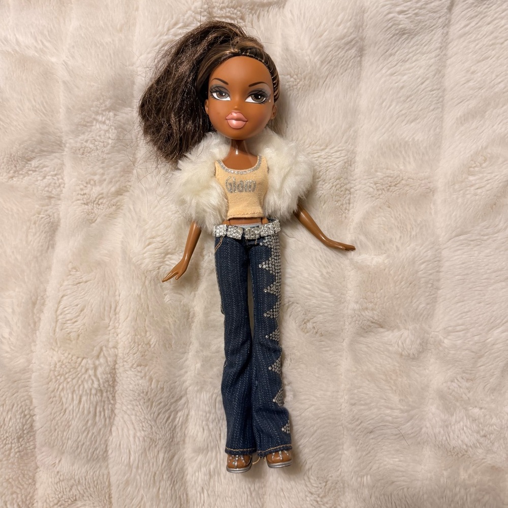 Vintage Y2K Extremely Rare Bratz Forever Diamondz Sasha Doll AS IS